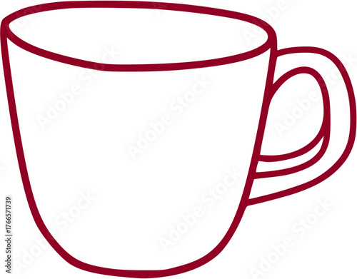 Minimalist coffee shop doodle illustrations