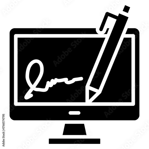 Digital Signature Icon