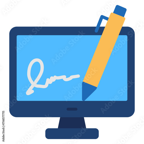 Digital Signature Icon