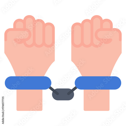 Arrest Hand Cuffs Icon 