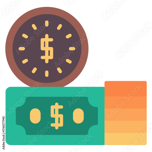 Time Is Money Icon
