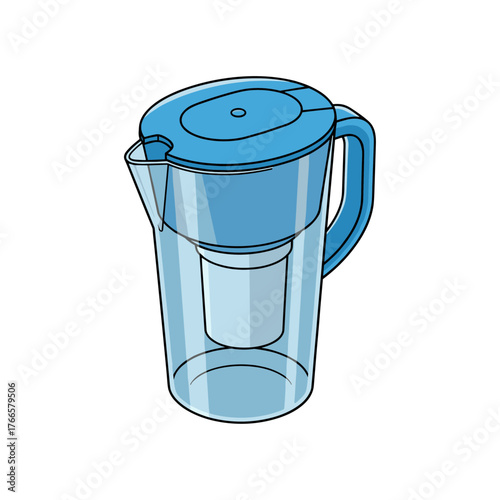 Water filter , Water purifier tea icon logo flat vector design