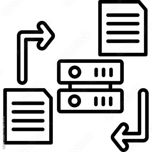 Data Transaction Icon