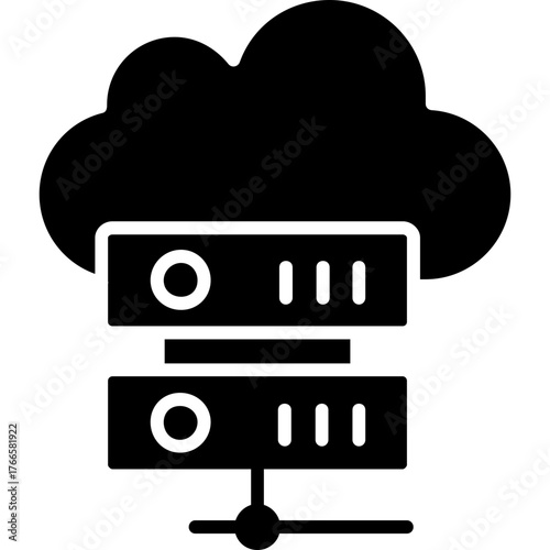 Cloud Computing Server Icon