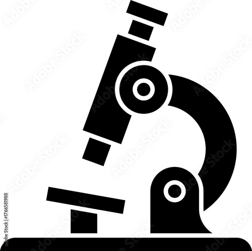 Biotechnology Icon - Vector illustrations for medical research, genetics, and lab work Outline and solid style.molecule Solid icon.microscope icon.labs tube for science glyph icon.atom Solid icon.