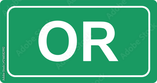 Green or road sign choice decision crossroads junction direction vector