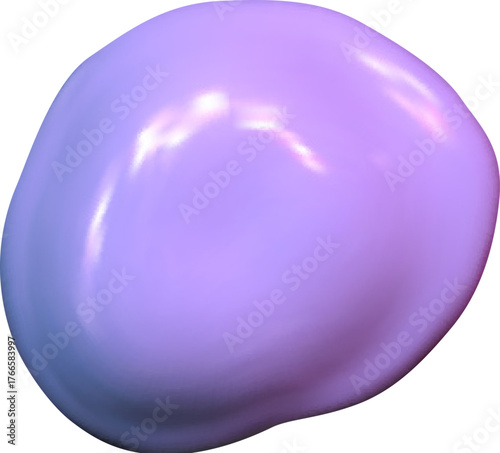 Chrome Y2K blob glowing with smooth 3D surface. Liquid reflections and metallic gloss create an abstract 3D blob texture.