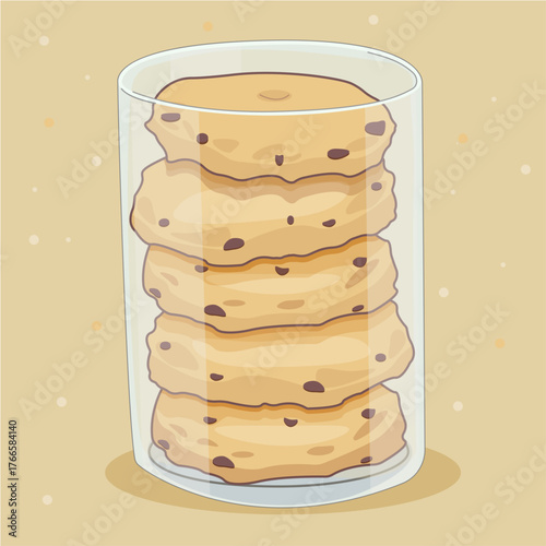 oatmeal cookies, Illustration