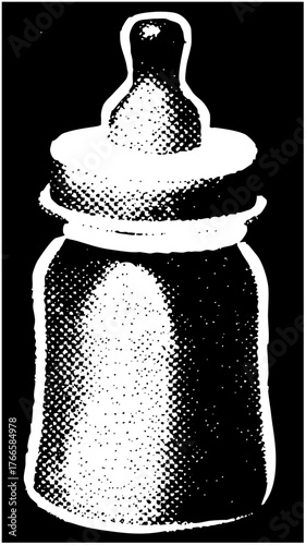 Baby bottle illustrates simplicity for infant care