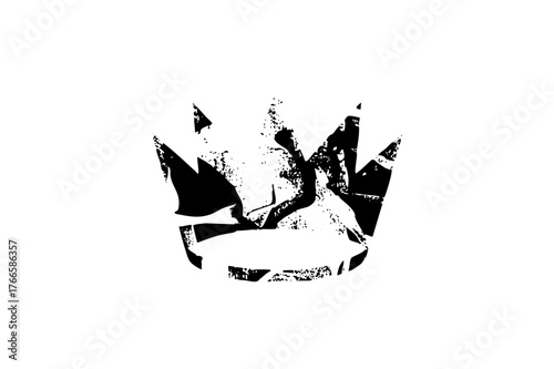 Crown Illustrates in Abstract Design
