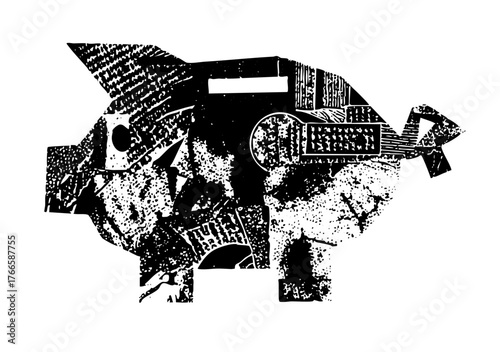 Pig Illustrates Farm Life in