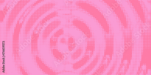 Bright pink magenta pop art background with halftone in retro comic style, vector illustration HD eps10