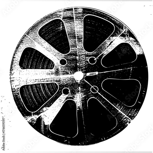 Car wheel texture in automotive design