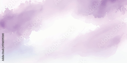 Abstract watercolor clouds in pastel purple tones soft and dreamy background perfect for feminine designs and ethereal themes