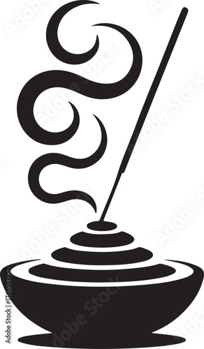 Incense Stick Bowl Aroma Spiritual Burn Serenity Zen Peace Relaxation Stillness
