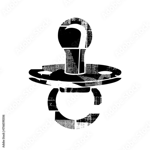 Pacifier Illustrates Comfort in Nursery