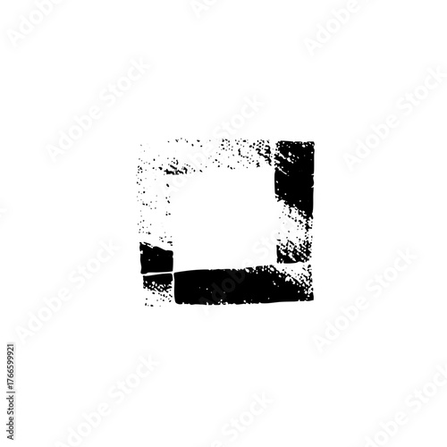 Abstract Shape Reveals Texture Grunge Effect