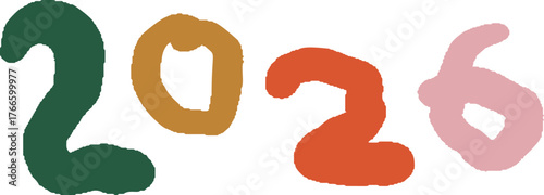 2026 crayon handdrawn