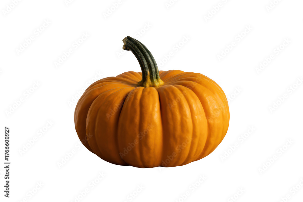 Obraz premium Orange pumpkin isolated on transparent background