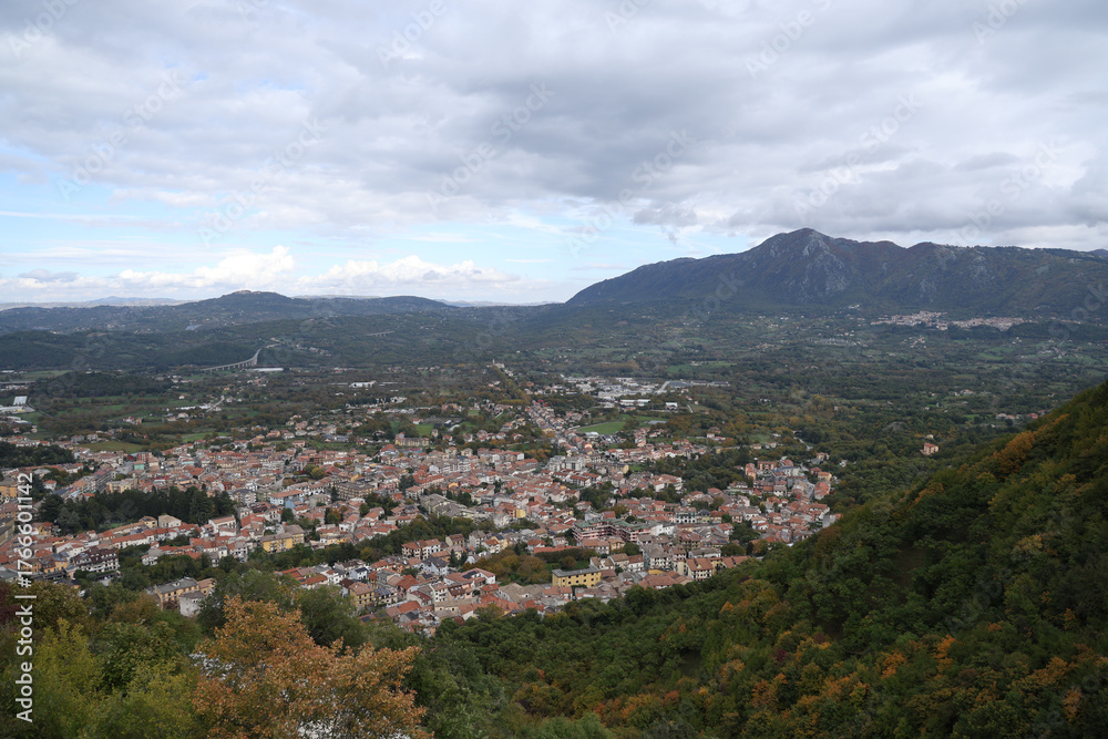 Fototapeta premium Il borgo di Montella in Irpinia Avellino