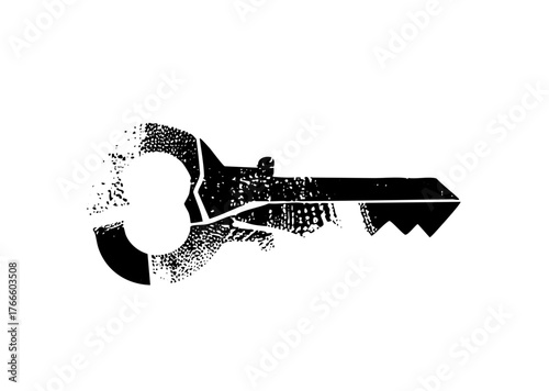 Key Dissolves into Particles in Abstract Space