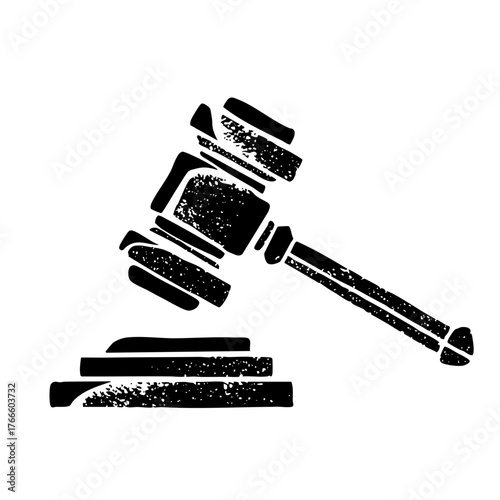 Gavel Illustrates Justice in Legal Proceedings