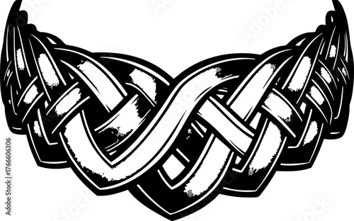 Intricate Celtic knotwork design evoking ancient heritage and timeless artistry for modern projects