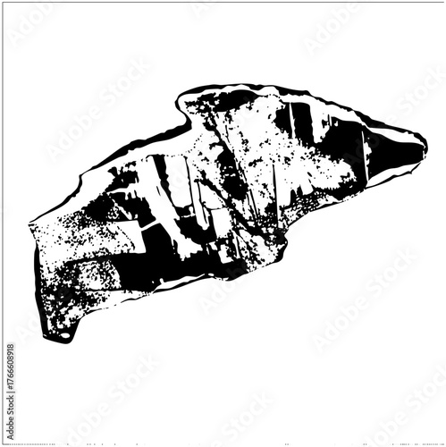 Rock Formation Illustrates Texture in a Natural Landscape