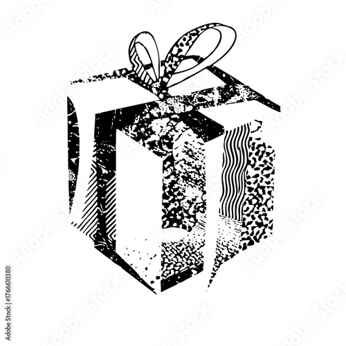 Gift Box Presents Celebration in a festive