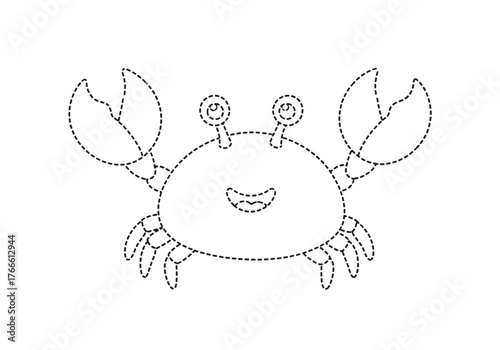 Crab Dot to Dot: A Fun Educational Activity.