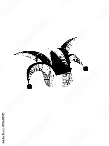 Jester Hat Illustrates Playfulness in Carnival Setting