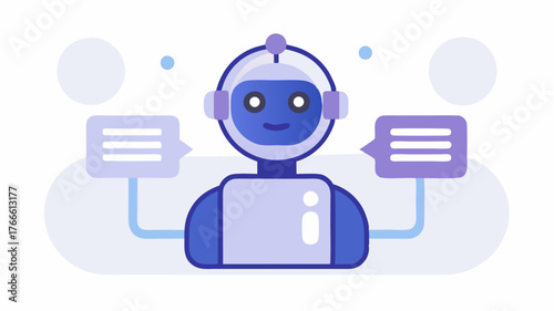A chatbot interface providing instant customer support equipped with a conversational AI to resolve queries about accounts or services.