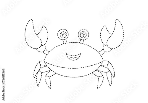 Connect the Dots Crab: A Fun Activity for Kids.