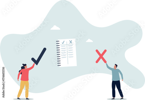 Pros and cons comparison with two choices to compare.Planning risk and benefits strategy with argument analysis .life and employment of people.