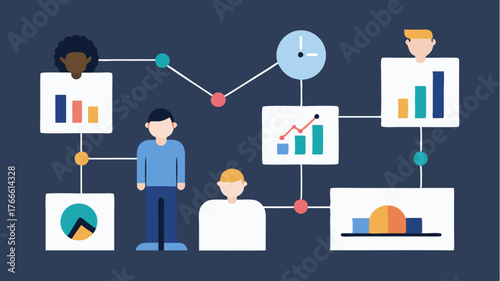 A visual analytics station where attendees explore historical trade data through intuitive timelines and graphical representations.