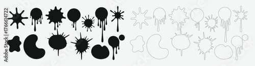 Abstract geometric design with vibrant color palette and typographic elements