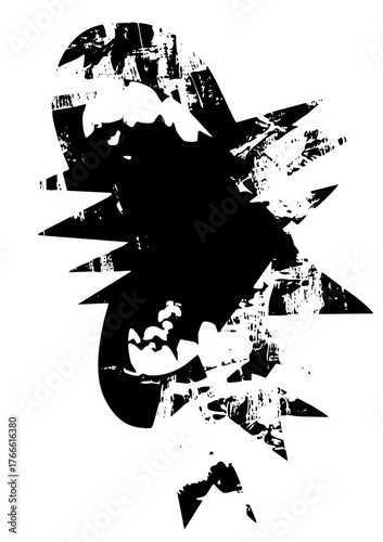 Explosion Effect showcases destruction in abstract graphic design