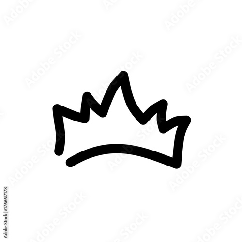 golden crown isolated on white