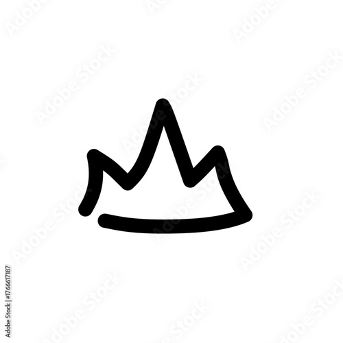 golden crown isolated on white