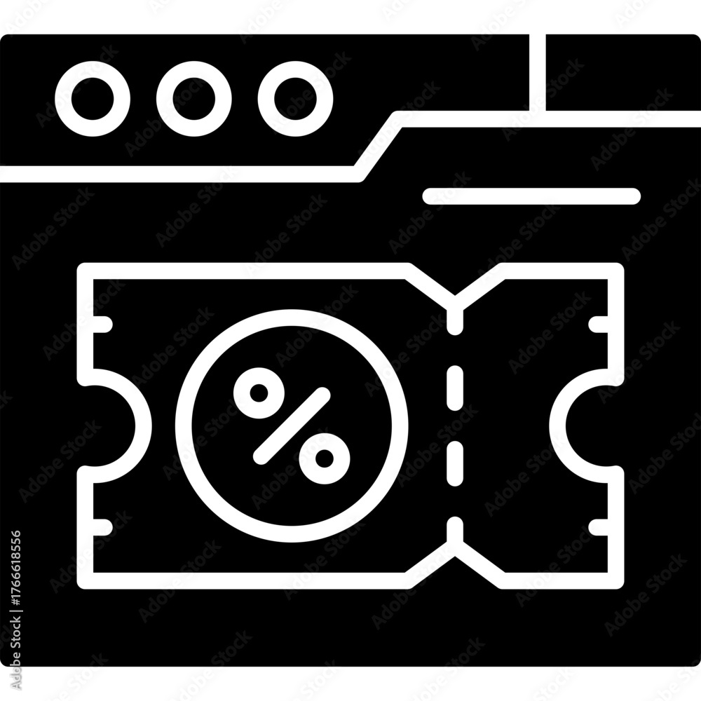 Obraz premium Coupon Icon