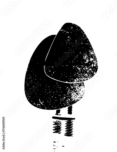 Lamp illuminates interior space with texture