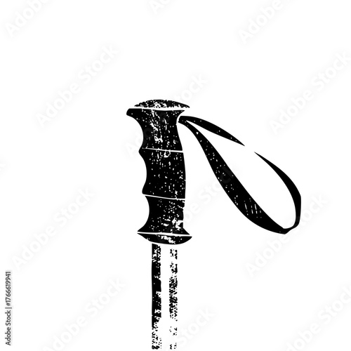 Ski pole strength in winter sports