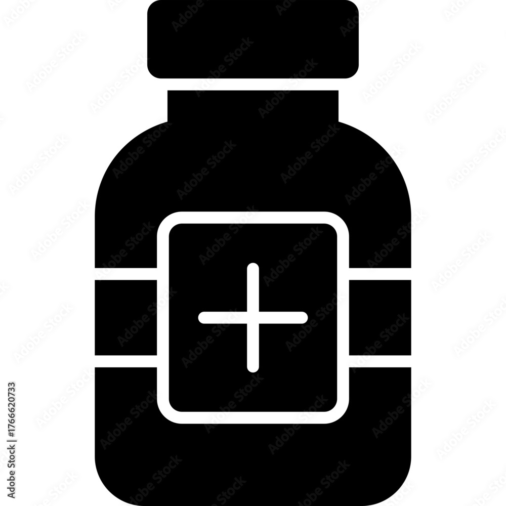 Obraz premium Vial Icon