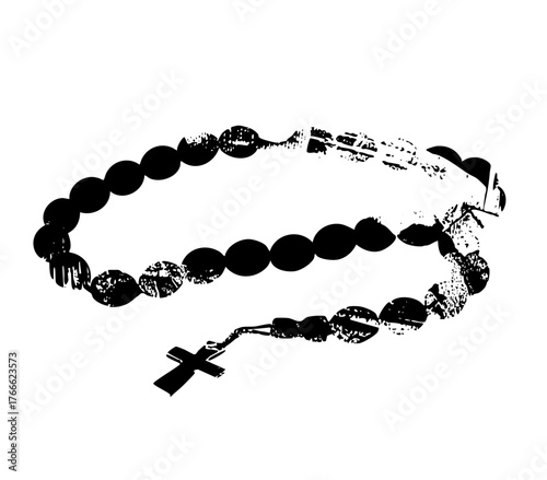 Rosary beads display devotion in religious practice