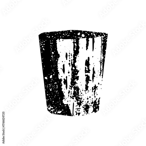 Glass cracks in texture