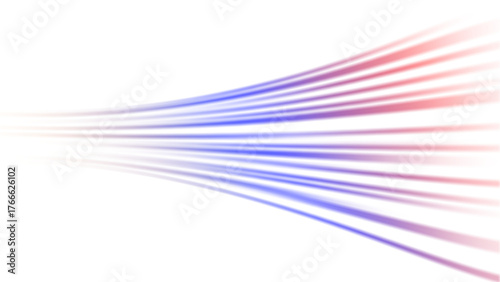 Cool Blue and Red Light Rays Abstract Background, Dynamic Wave Lines for Technology and Digital Art - abstract colorful background