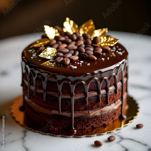 chocolate cake on a plate