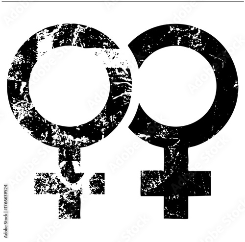 Gender symbols connect concepts