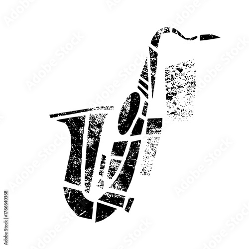 Saxophone texture in a musical composition