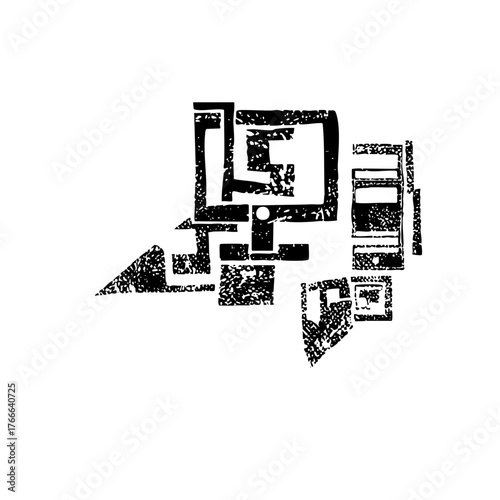 Abstract Shapes Compose Geometric in Modern Design